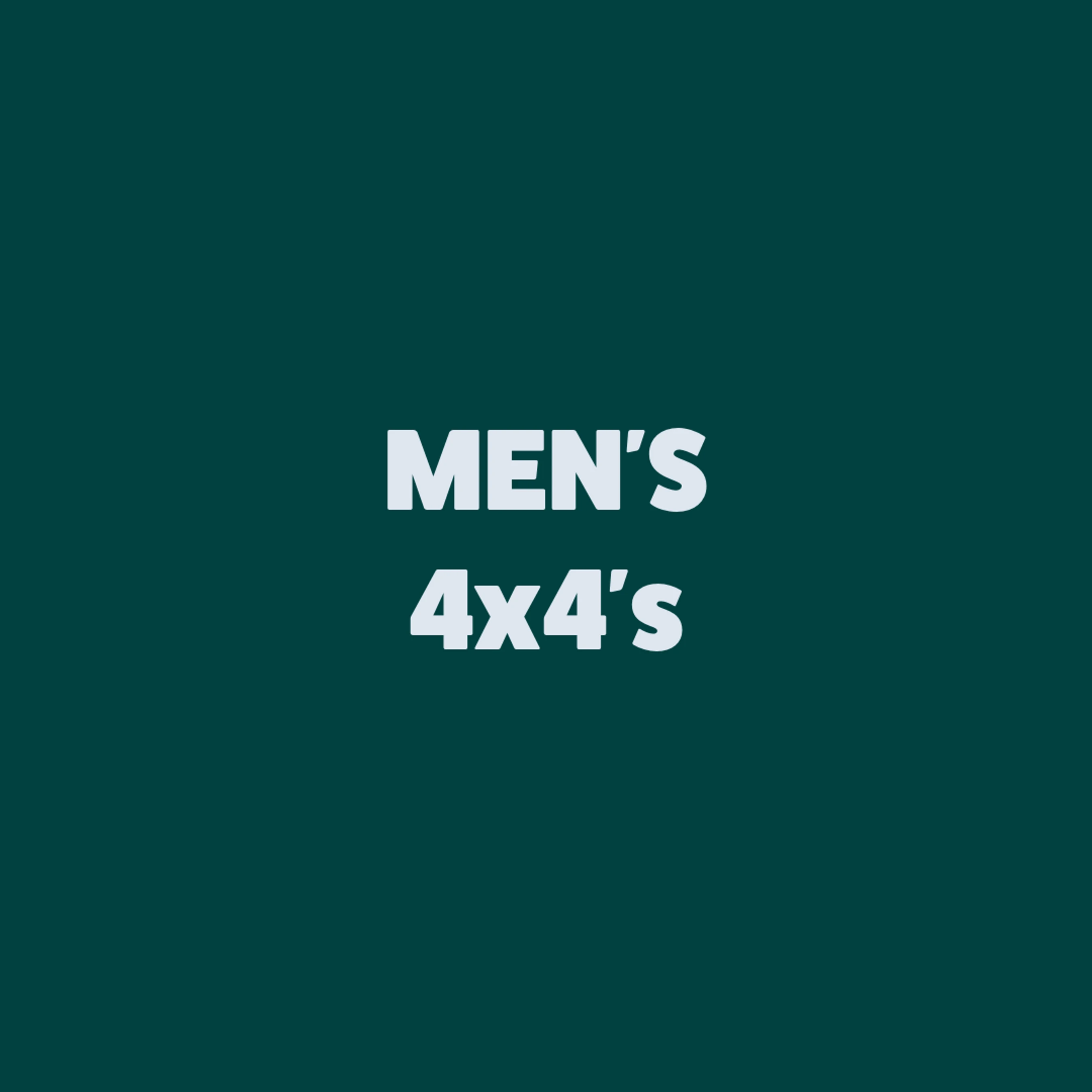 These groups of four men gather to encourage one another and study the word. Email&nbsp;<a href="mailto:nospfo@gmail.com" target="_blank">Noah</a>&nbsp;for more information.